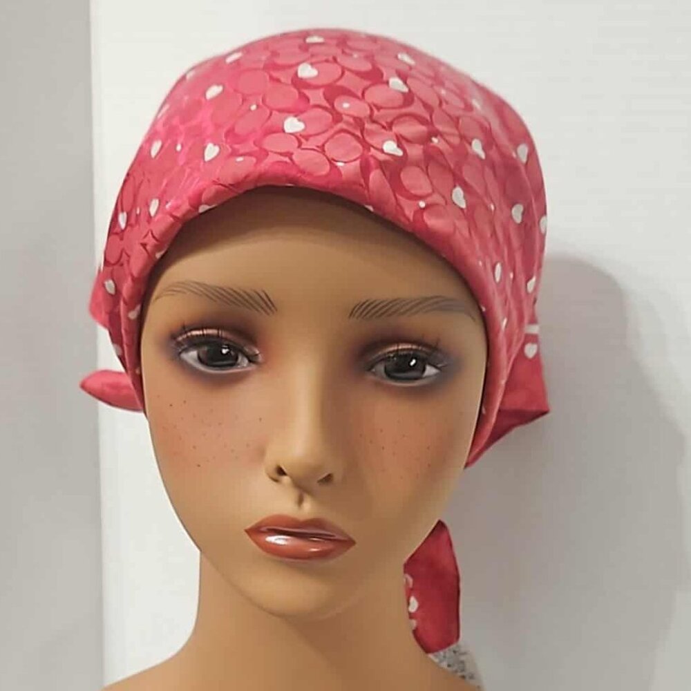 Coach Heart Print Bandana